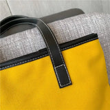 Canvas Big Bag Fashionable Style Messenger Bag Large Capacity Tote Bag