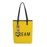 Canvas Big Bag Fashionable Style Messenger Bag Large Capacity Tote Bag