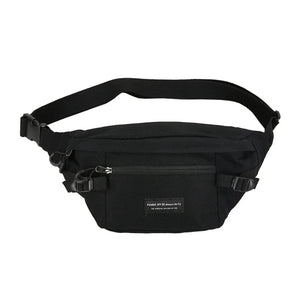 Canvas Casual Waist Bag Unisex Fanny Pack Hip Hop Banana Bags