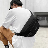 Canvas Casual Waist Bag Unisex Fanny Pack Hip Hop Banana Bags