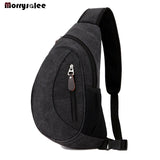Canvas Chest Bag Cross Body Shoulder Bag Men's Bags Outdoor Sports Casual