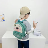 Cartoon Bear School Bag for Kids, Kindergarten Backpack