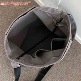 Canvas Commute Bag Large Capacity Soft Crossbody Bags for Vacation