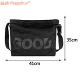 Canvas Commute Bag Large Capacity Soft Crossbody Bags for Vacation