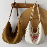 Canvas Commute Bag Large Capacity Messenger Bag