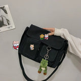 Canvas Cross Bag Youth Version Ladies Large Capacity Shoulder Bag