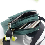 Canvas Crossbody Bag Women's Multifunctional Phone Bag Purses Handbags