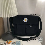 Canvas Crossbody Bag Youth Casual Version Ladies Large Capacity Shoulder Bag