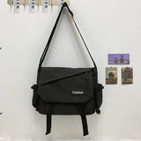 Canvas Crossbody Bags for Men Women Large Capacity Handbags Shoulder Bag