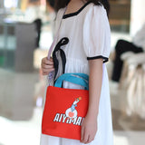Canvas Crossbody Hand Bag Cartoon Women Handbags Zipper Purse