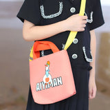 Canvas Crossbody Hand Bag Cartoon Women Handbags Zipper Purse