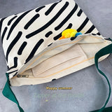 Canvas Printing Womens Messenger Bag Beach Shoulder Shopping Bags