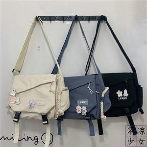 Canvas Diagonal Cross Bag Youth Casual Version Ladies