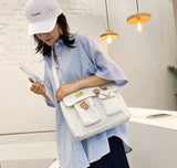 Canvas Diagonal Cross Bag Large Capacity Shoulder Bag