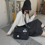 Canvas Diagonal Cross Bag Large Capacity Shoulder