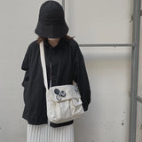 Canvas Diagonal Cross Bag Large Capacity Shoulder