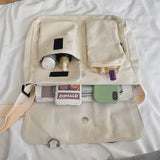 Canvas Diagonal Cross Bag Large Capacity Shoulder