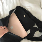 Canvas Diagonal Cross Bag Ladies Large Capacity Shoulder Bag