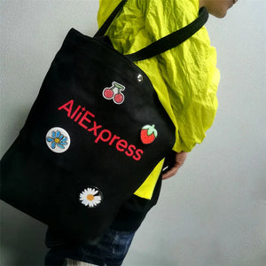 Canvas Diagonal Cross Bag Casual Version Large Capacity Shoulder Bag