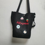 Canvas Diagonal Cross Bag Casual Version Large Capacity Shoulder Bag