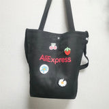 Canvas Diagonal Cross Bag Casual Version Large Capacity Shoulder Bag