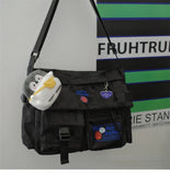 Canvas Diagonal Crossbody Bags Youth Casual Large Capacity