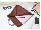 Canvas A4 File Folder Dual Buckles Filing Bag Waterproof Paper Organizer