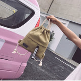 Canvas Drawstring Bags Backpack Sport Storage Bag Eco Friendly Cotton Backpack