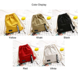 Canvas Drawstring Bags Backpack Sport Storage Bag Eco Friendly Cotton Backpack