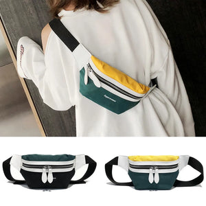 Canvas Banana Fanny Pack Waist Bag for Women Phone Pouch Belt Bag