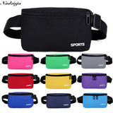 Colorful Waist Bag Unisex Fanny Pack Zipper Hip Pouch