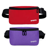 Colorful Waist Bag Unisex Fanny Pack Zipper Hip Pouch