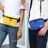 Colorful Waist Bag Unisex Fanny Pack Zipper Hip Pouch