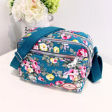 Canvas Flower Woman Small Shoulder Bags Female Cross Body