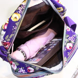 Canvas Flower Woman Small Shoulder Bags Female Cross Body
