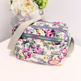 Canvas Flower Woman Small Shoulder Bags Female Cross Body