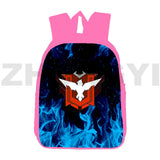 Canvas Fire Garena 3D Cartoon Backpacks 12/16 Inch Girls School Bag