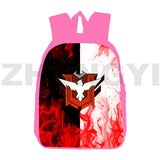Canvas Fire Garena 3D Cartoon Backpacks 12/16 Inch Girls School Bag