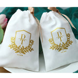 Canvas Gift Bags Drawstring Pouch Wedding