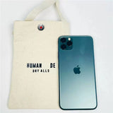 Canvas Human Bag Top Version Couple One Shoulder Messenger Bag