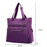 Canvas Shoulder Bag Women's Leisure Messenger High Capacity Waterproof Crossbody