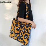 Canvas Handbag Large Capacity Casual Shoulder Bag Women Totes