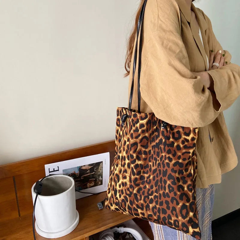 Canvas Handbag for Women Large Capacity Casual Shoulder Bag Totes