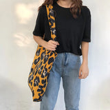Canvas Handbag for Women Large Capacity Casual Shoulder Bag Totes