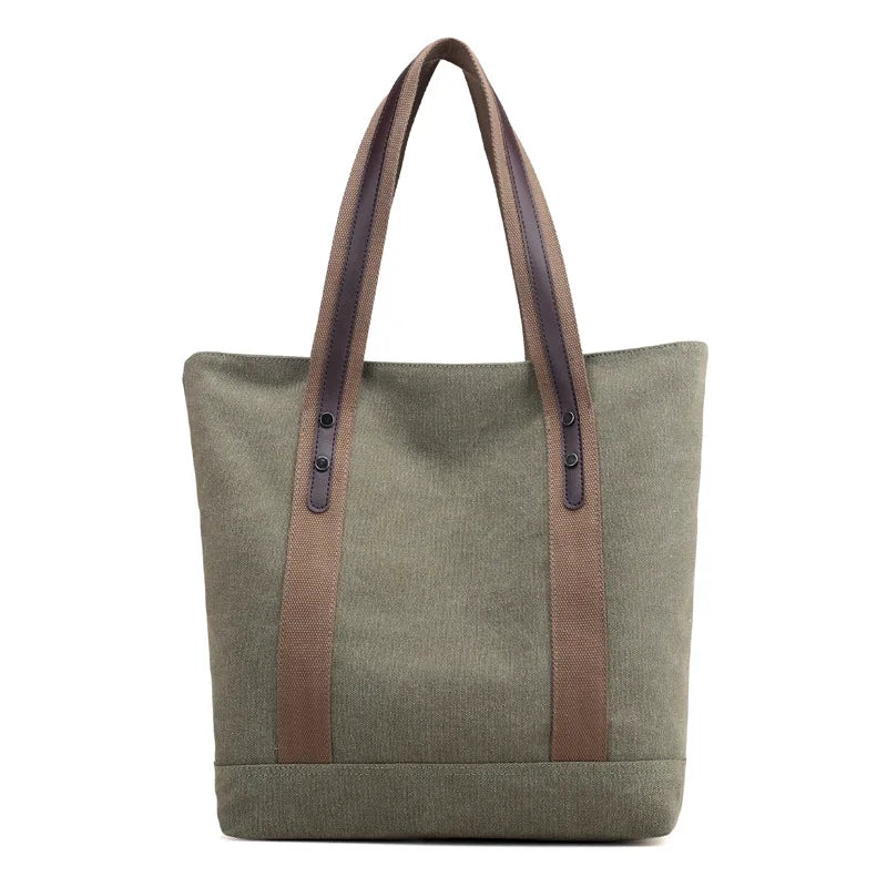 Canvas Shoulder Bag for Women Large Capacity Shopping Bag