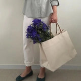 Canvas Handbags for Women Tote Beach Bag Reusable Shopping Bags