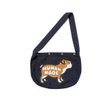 Canvas Cartoon Graphic Human Dog Bag Vintage Backpacks