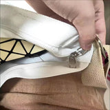 Canvas Human Polar Bear Backpacks Buckle Shoulder Strap Handbag Men Women