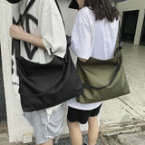 Canvas Japan Ins Bulk Schoolbag Student Handbag Shopping Bag Fitness Bag