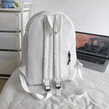 Canvas Junior High School Student Schoolbag Female Wild Cartoon
